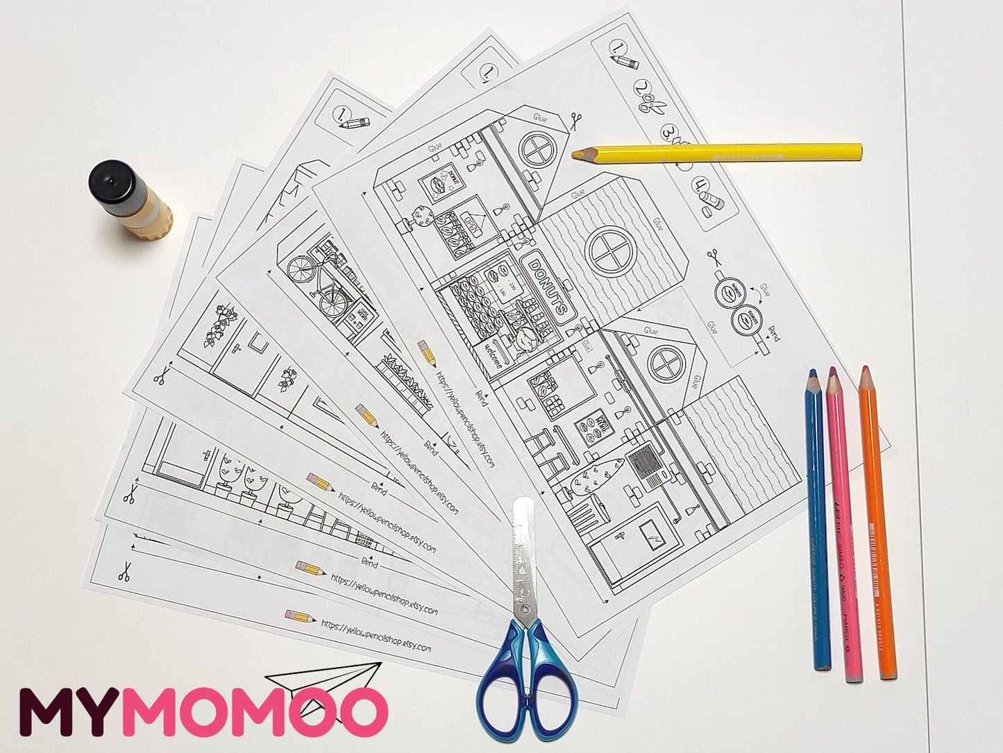 Pprintable Paper Village Bundle - Mymomoo
