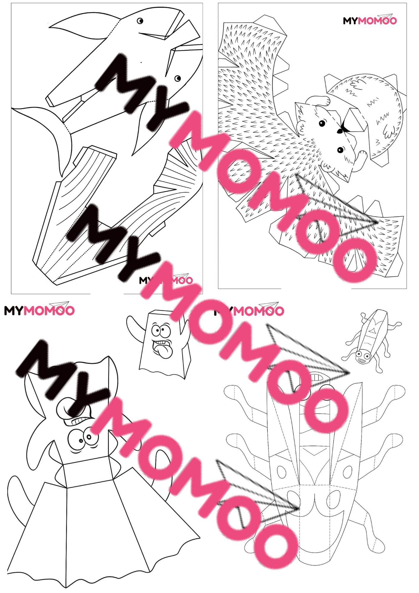 4-in-1 Printable Crafts