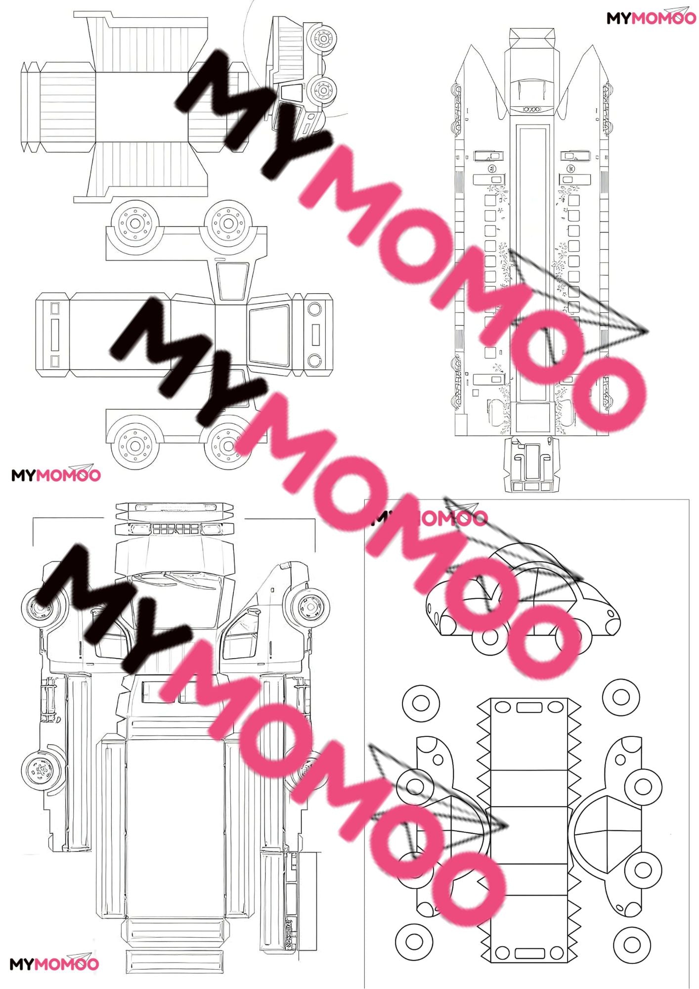 4-in-1 Printable Crafts