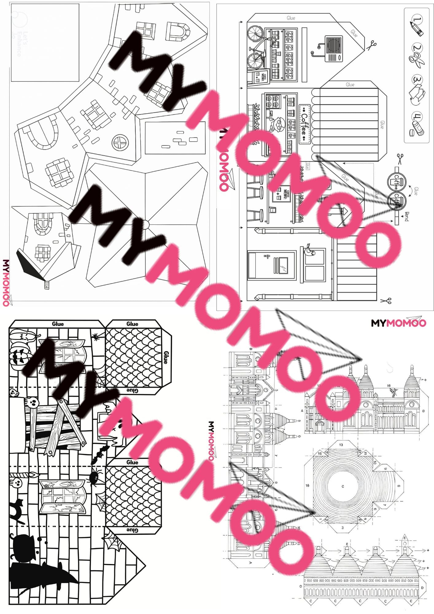 4-in-1 Printable Crafts