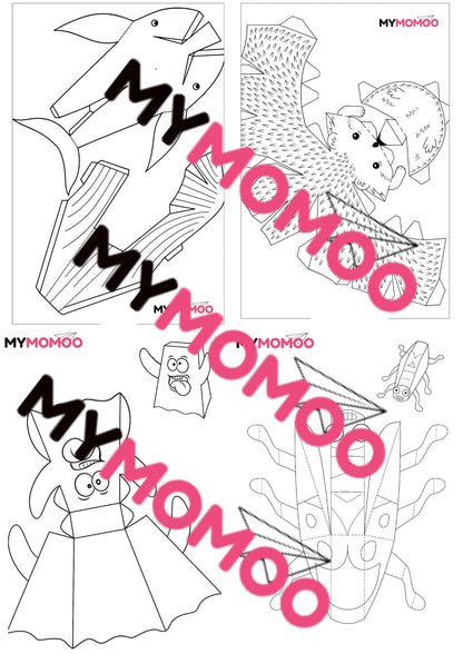 4-in-1 Printable Crafts