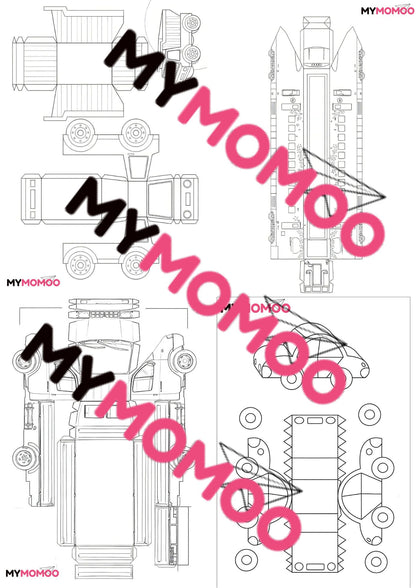 4-in-1 Printable Crafts